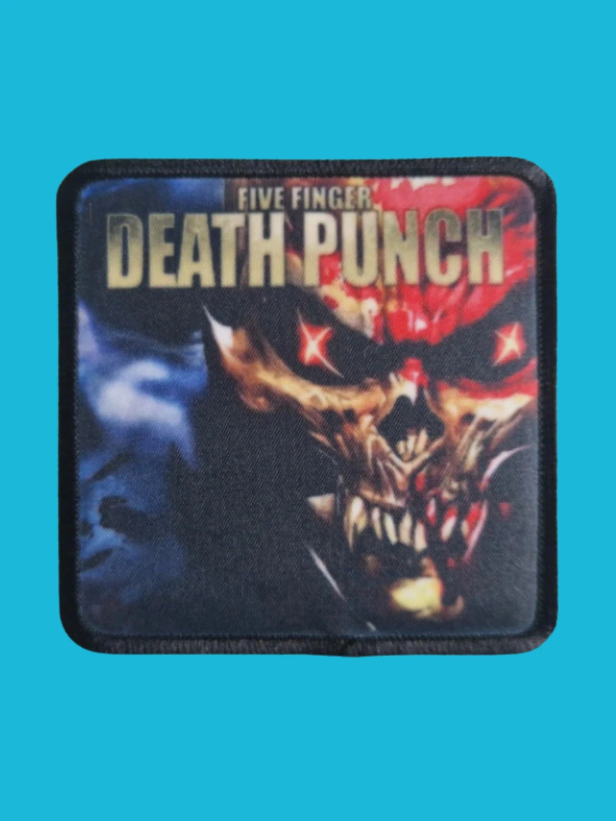 Patch Five Finger Death Punch - Imprimé - Carré de 7,5 x 7,5 centimètres